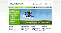 Desktop Screenshot of directexpressoffice.com